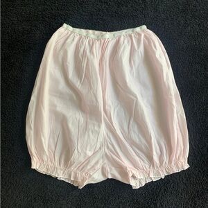 Baby pink bloomer shorts